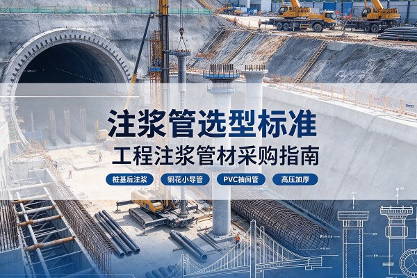 廉江注浆管选型标准