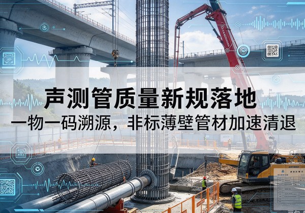廉江声测管质量新规落地，一物一码溯源，非标薄壁管材加速清退