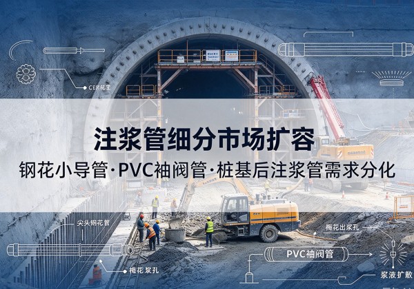 廉江注浆管细分市场扩容，隧道钢花小导管、PVC 袖阀管、桩基后注浆管需求分化